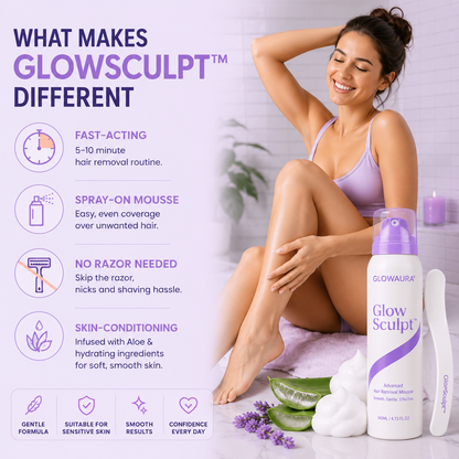 GlowSculpt - Advanced Hair Removal Mousse