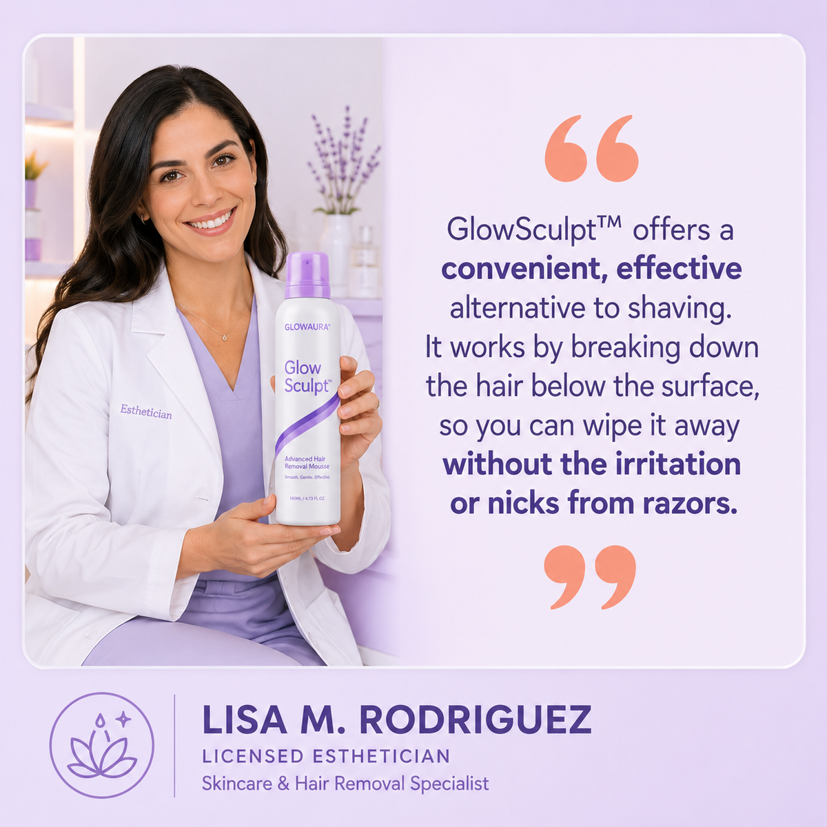 GlowSculpt - Advanced Hair Removal Mousse