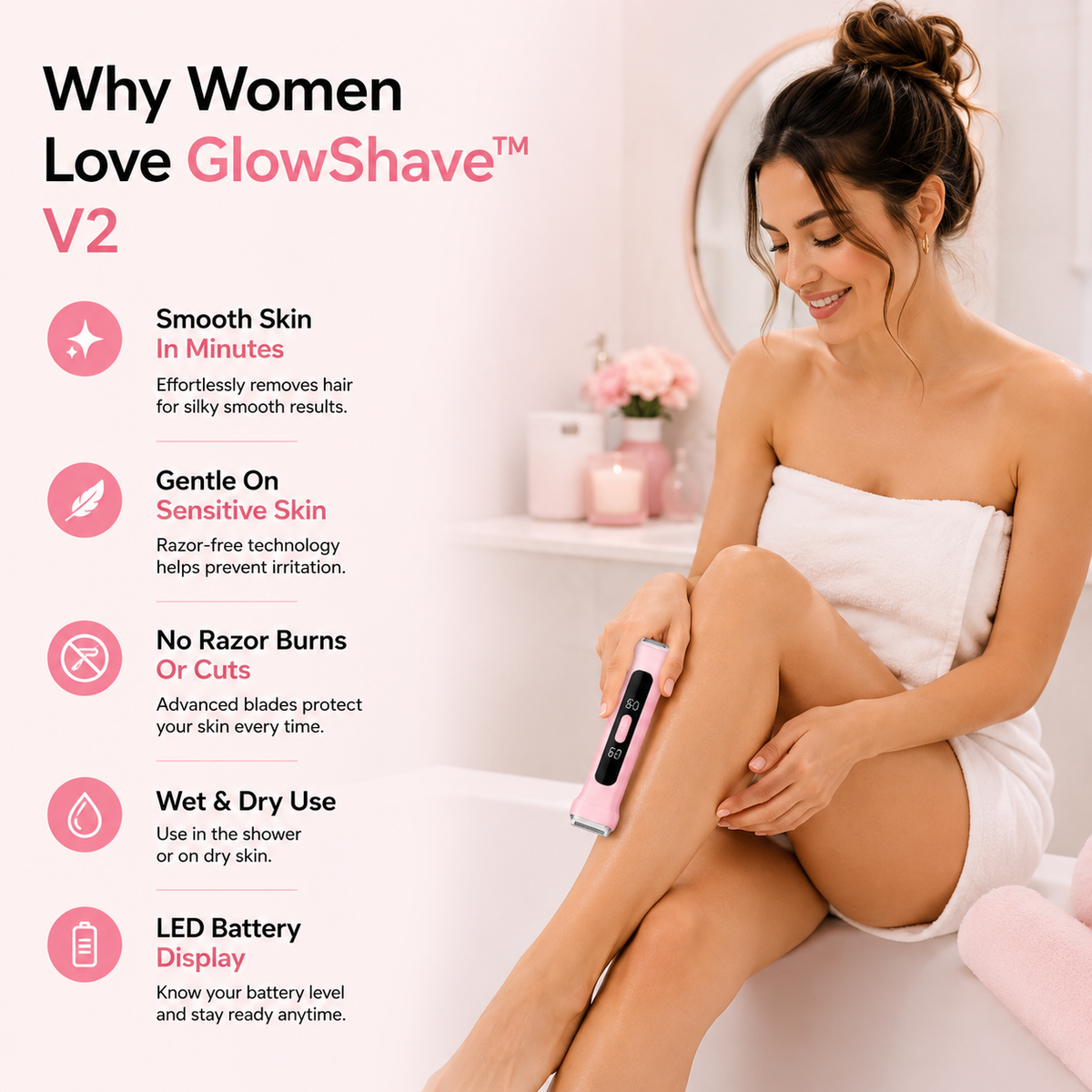 GlowShave V2 - Skin-Safe Shaving, Reinvented