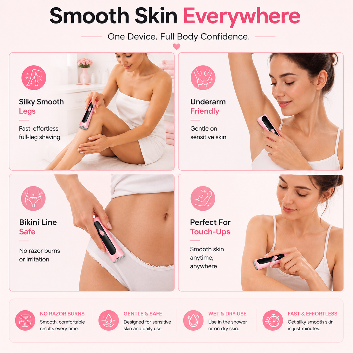 GlowShave V2 - Skin-Safe Shaving, Reinvented