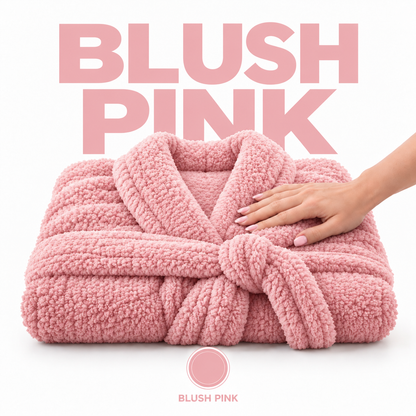 Velora™ - Double-Sided Plush Wrap Robe