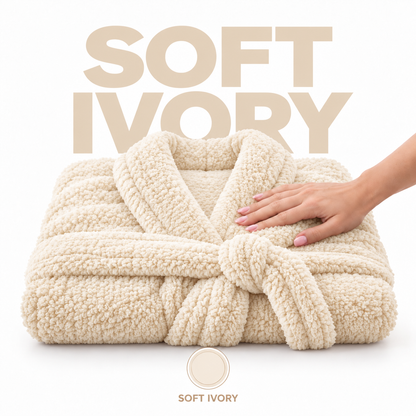 Velora™ - Double-Sided Plush Wrap Robe