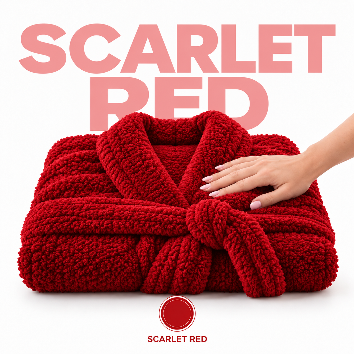 Velora™ - Double-Sided Plush Wrap Robe