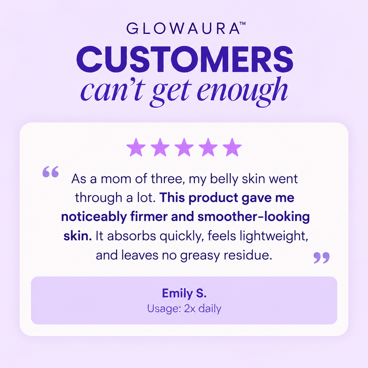 GlowFirm™ - Advanced Belly Firming & Smoothing Cream